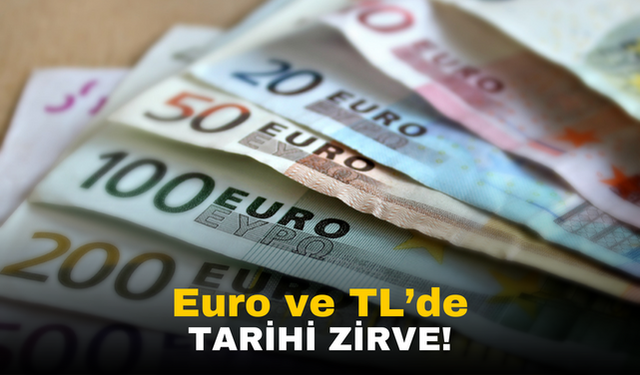 Euro/TL'de Yeni Zirve: TCMB'den Sıkılaştırma Adımlarıyla Değer Kaybı!