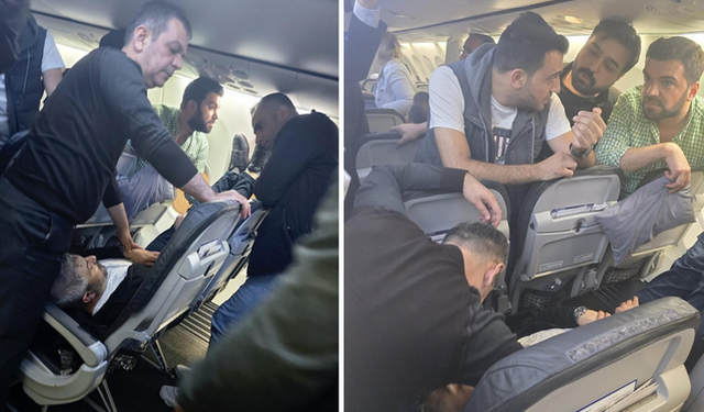 AK Partili milletvekili uçakta kalbi duran vatandaşı hayata döndürdü