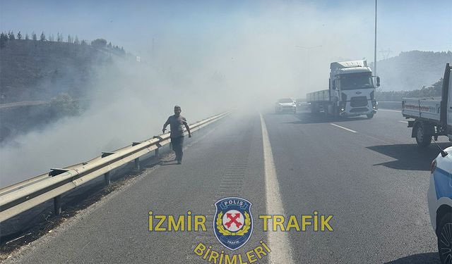 Sondakika- İzmir Bornova'da yangın
