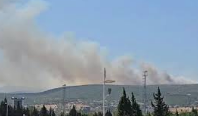 Gaziemir'de yangın çıktı! Ekipler müdahale ediyor