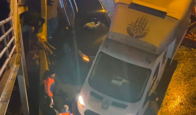 İstanbul Pendik'te trafik kazası: İBB işçisi yaralandı