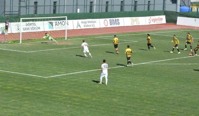 Aliağa Futbol, Çorluspor'u 88. dakikada attığı golle 1-0 yendi