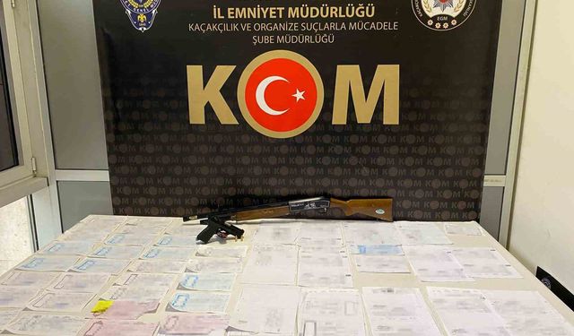 Kütahya'da organize suç örgütü operasyonu: 7 gözaltı