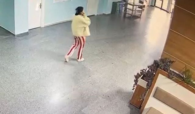 Mezarlıkta ölü bulunan bebeğin annesi ile hastaneden çıkış anları ortaya çıktı