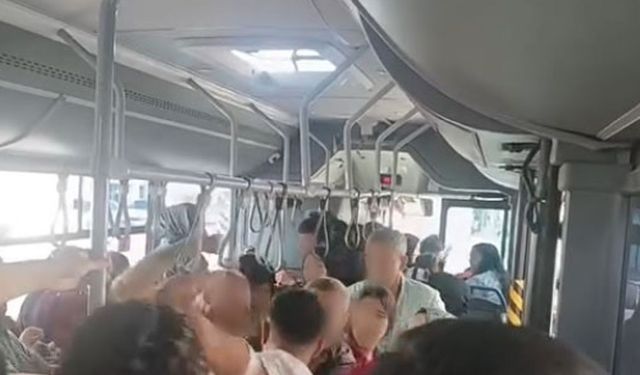 Taciz iddiası otobüsü karıştırdı, tekme tokat kavga ettiler