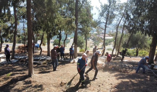 Bozdoğan Belediyesinden orman yangınlarına karşı temizlik seferberliği