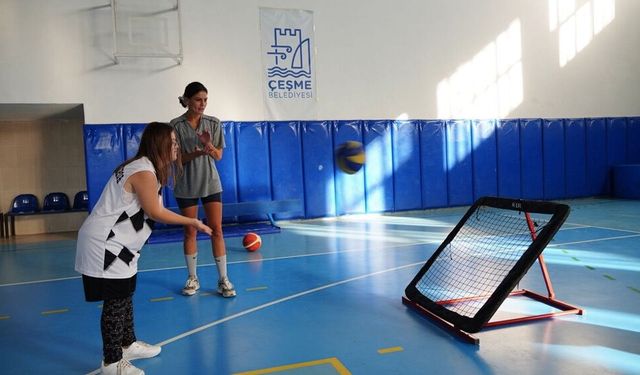 Çeşme Belediyesi'nden özel gereksinimli çocuklara engelsiz spor eğitimleri