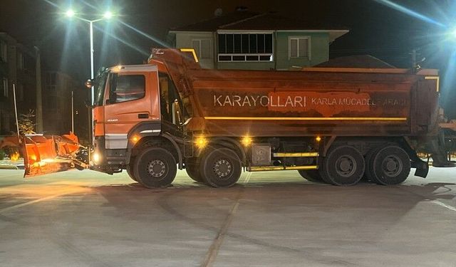Kütahya’da Karayolları ekipleri teyakkuzda