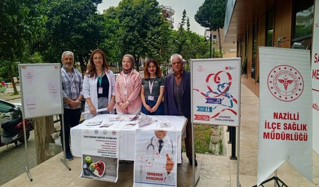 Nazilli’de vatandaşlara kalp sağlığı anlatıldı