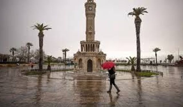 İzmir için 'sağanak' uyarısı