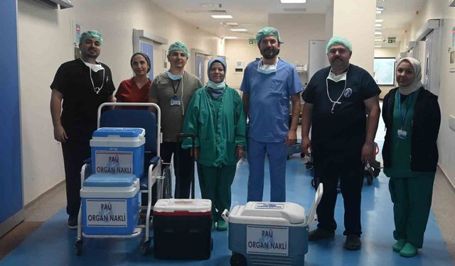 Denizli’de 2 organ bağışı 7 hastaya umut oldu