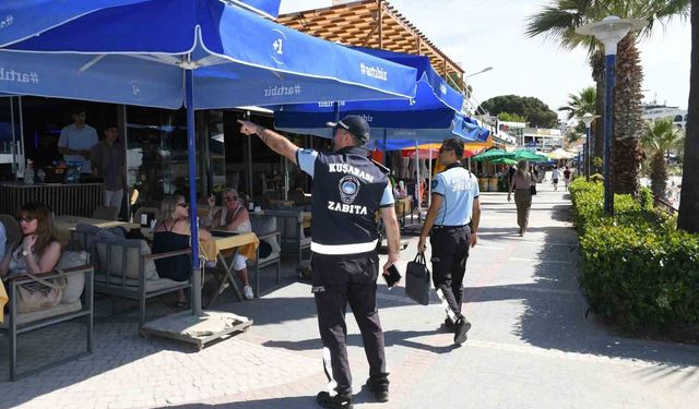 Kuşadası’nda plajlarda "sıfır işgaliye" denetimi sıklaştı