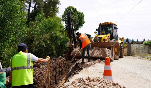Marmaris Adaköy kanalizasyona kavuşuyor