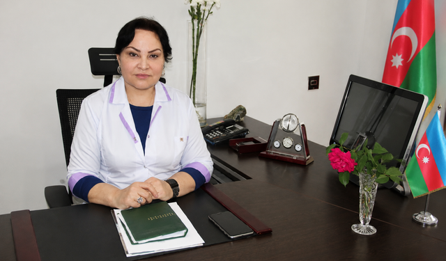 Başhekim Şahla Mammadova'nın doğum günü kutlandı