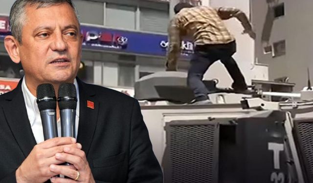 İzmir’de TOMA’nın üzerine çıkan şüpheli tutuklandı