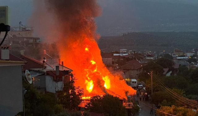 Bozdoğan’da ev yangını kontrol altına alındı