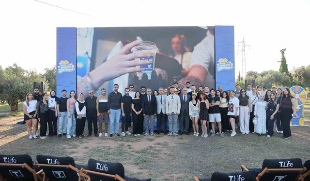 Açık Hava Sineması ADÜ’de yoğun ilgi gördü