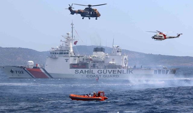 Sahil Güvenlik Komutanlığının ’Deniz Aslanları’ göz doldurdu
