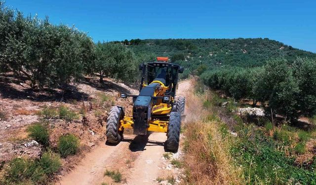 Didim’de yol çalışmaları sürüyor