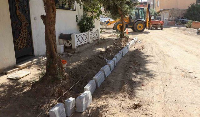 Nazilli Dumlupınar’da yol çalışması