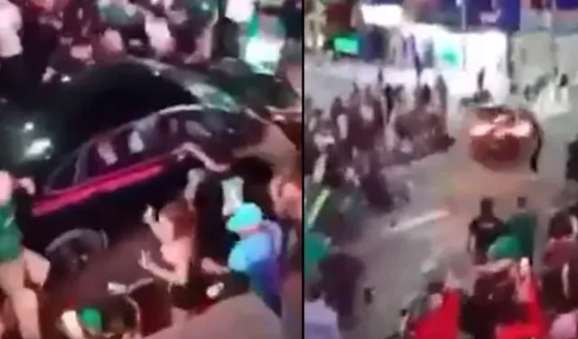 Meksika’da kutlama yapan kalabalığa araç daldı