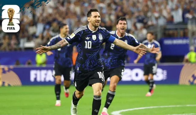 Arjantin lider çıktı Messi rekor kırdı