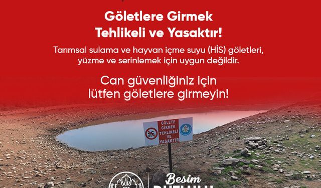 Manisa’da sulama kanalları için hayati uyarı