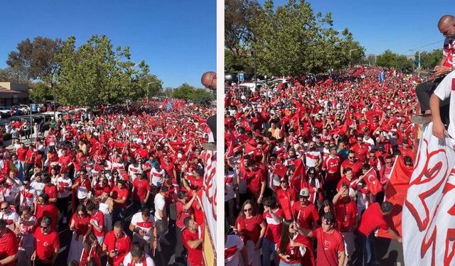 San Francisco kırmızı beyaza büründü