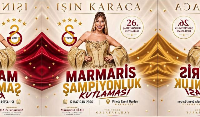 Galatasarayın 26 şampiyonluğu Marmariste kutlanacak