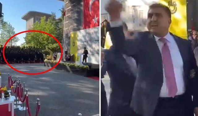 İstanbul Erkek Lisesinde mezuniyet protestosu