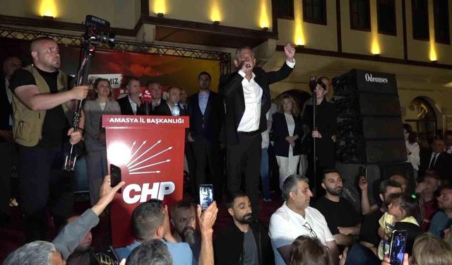 Özgür Özel Amasya'dan birlik mesajı verdi