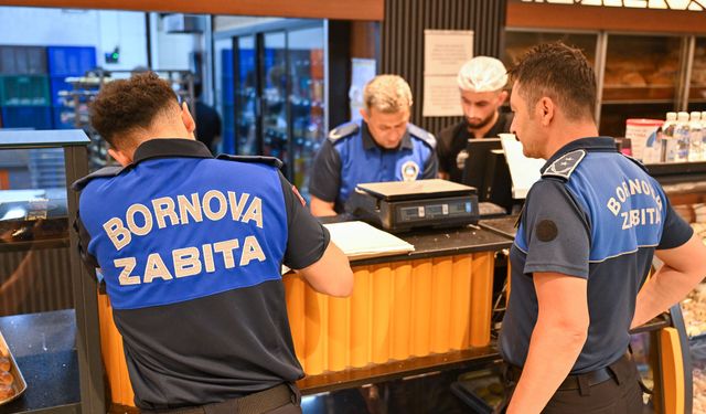Bornova'da fırın denetimleri aralıksız sürüyor