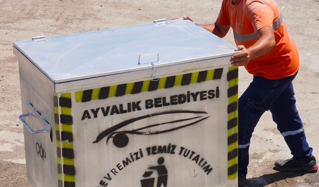 Ayvalık’a 1000 yeni Çöp Konteyneri