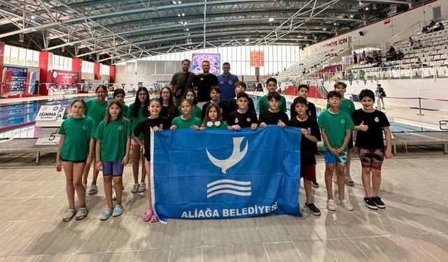 Aliağalı yüzücülerden Samsun’da önemli başarı