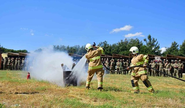 Çanakkale’de askeri personele Orman Yangınlarıyla Mücadele Eğitimi