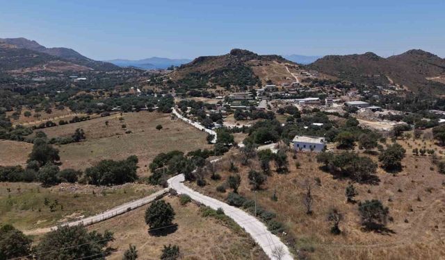 Bodrum’da 125 bin metrekarelik beton yol ve parke çalışması