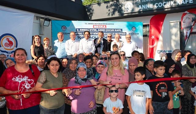 Denizli’de Toplumsal dayanışmanın yeni adresi Meska Sosyal Tesisi törenle açıldı