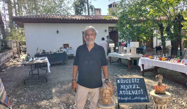 Köyceğiz’de heykel sergisi açıldı