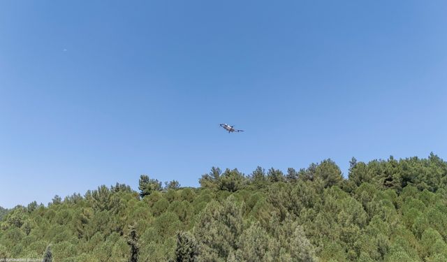 Kaçak moloz dökenlere dronlu takip