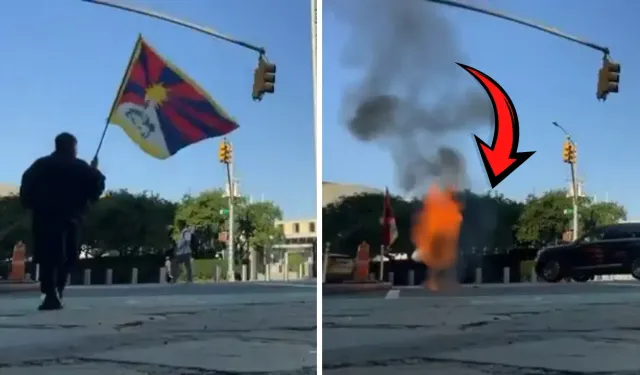 BM önünde protesto: Kendini ateşe veren kişi hayatını kaybetti