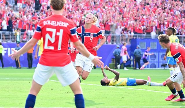 Norveç, Brezilya'yı eleyerek çeyrek finale yükseldi