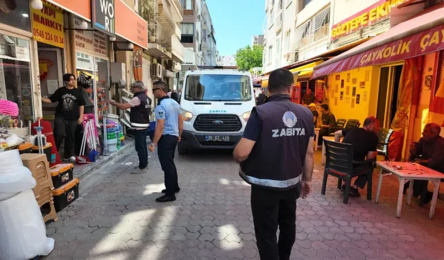 Konak’ta kaldırım işgallerine sıkı denetim