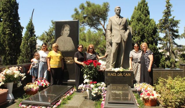 Zarife Guliyeva'nın oğlu mezarı başında anıldı