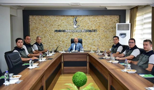 Vali Varol, Aydın Orman İşletme Müdürlüğü’nde çalışmaları değerlendirdi