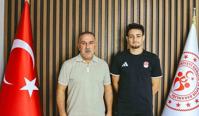 Aydın Gençlik ve Spor İl Müdürü Yığmatepe, dünya 7’ncisi milli sporcuyu ağırladı