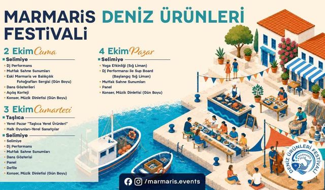 Marmaris’te 2. Deniz Ürünleri Festivali için geri sayım başladı