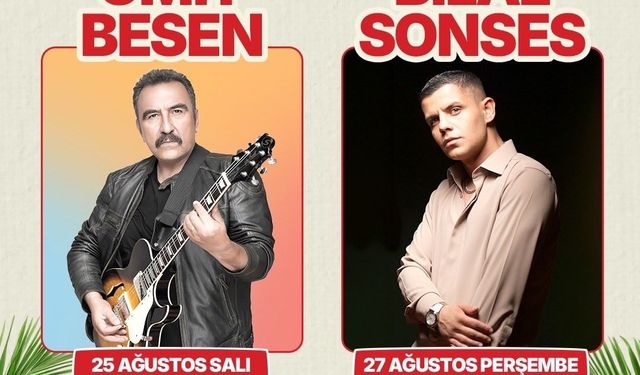 Aydın’da yaz konserleri coşkusu devam ediyor