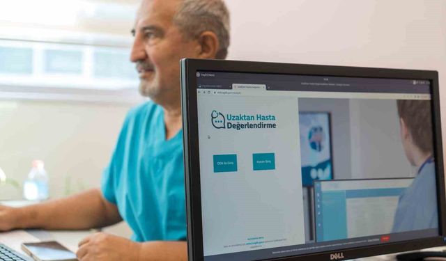 Manisa’da yaşlı ve engelli hastalara ev konforunda görüntülü sağlık hizmeti