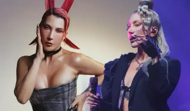 Hande Yener Amsterdam'da ikinci el kostümlerini satışa çıkardı