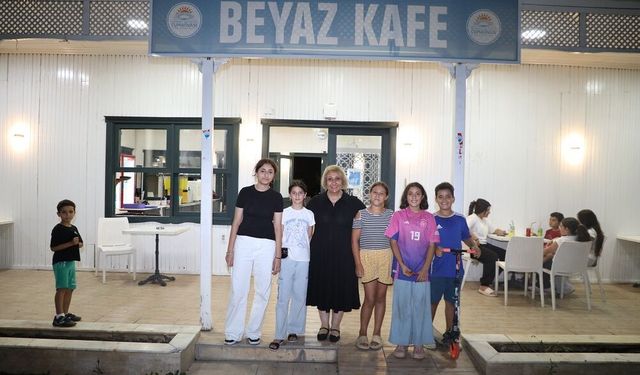 Başkan Şen’den Jet İcraat; Beyaz Kafe yeniden hizmette!